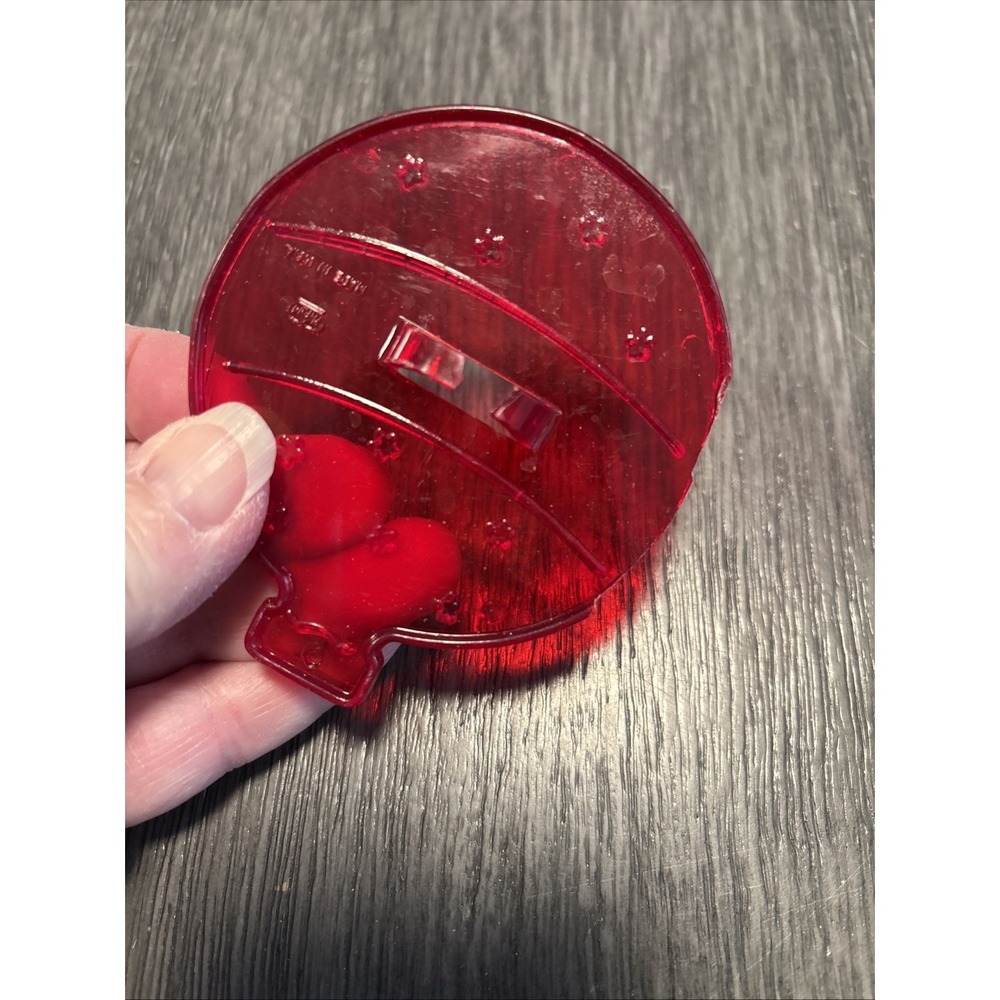 Vintage HRN Christmas Cookie Cutters Original Red Clear Made in U.S.A. Set-16 - Picture 16 of 16